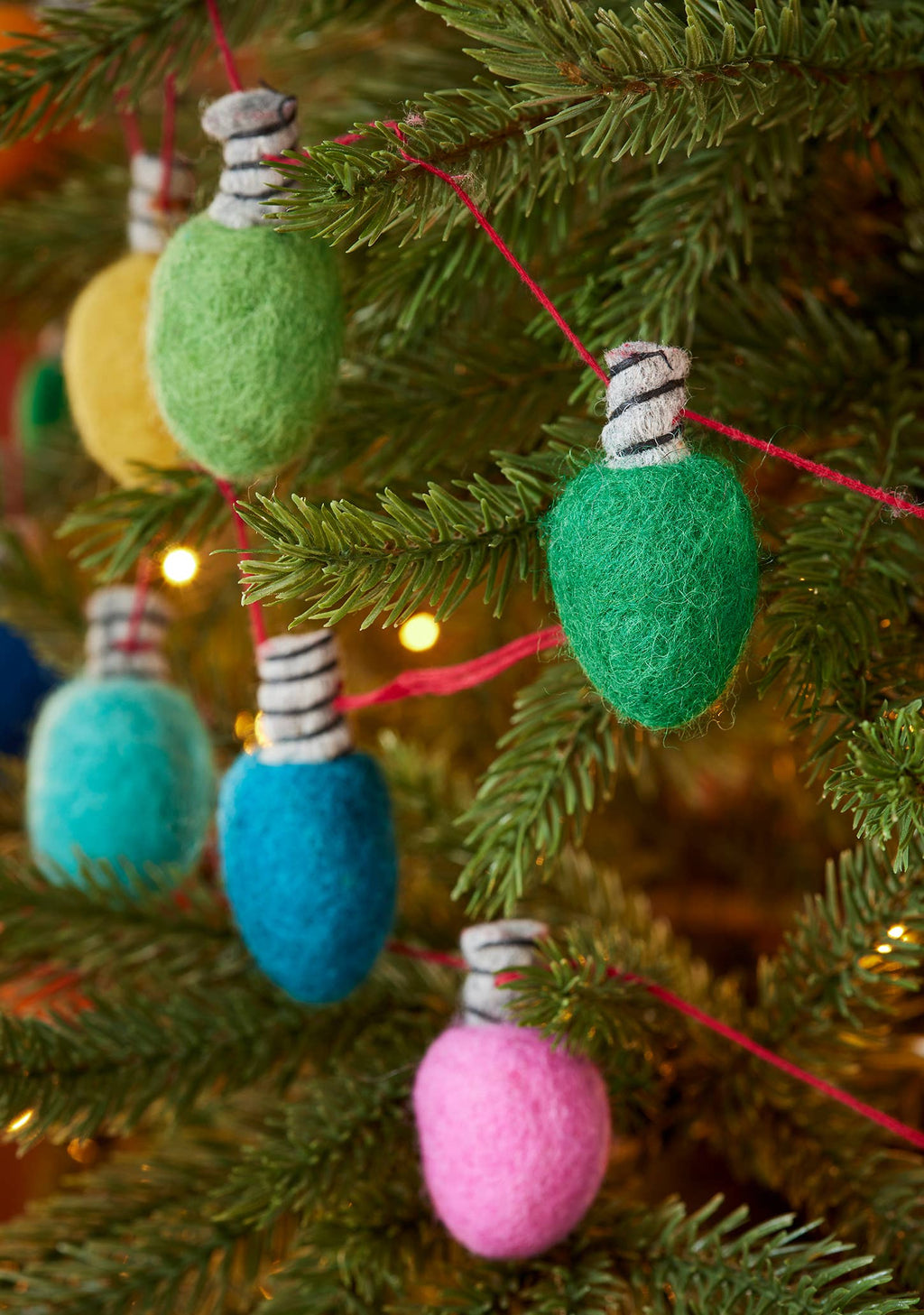 Felt String of Lights Garland
