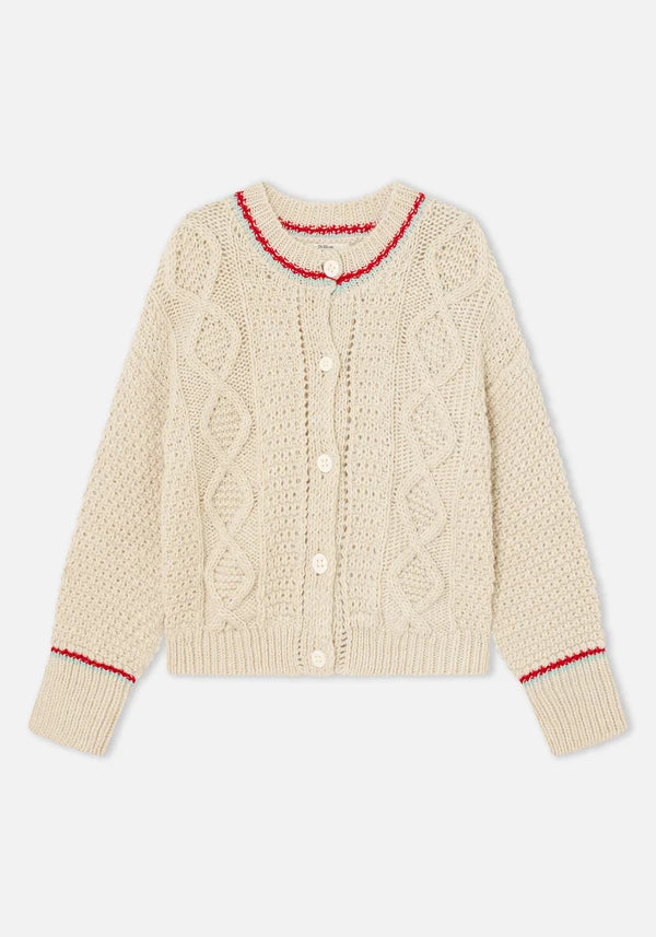Dr Bloom Ecru Meadow Cardigan