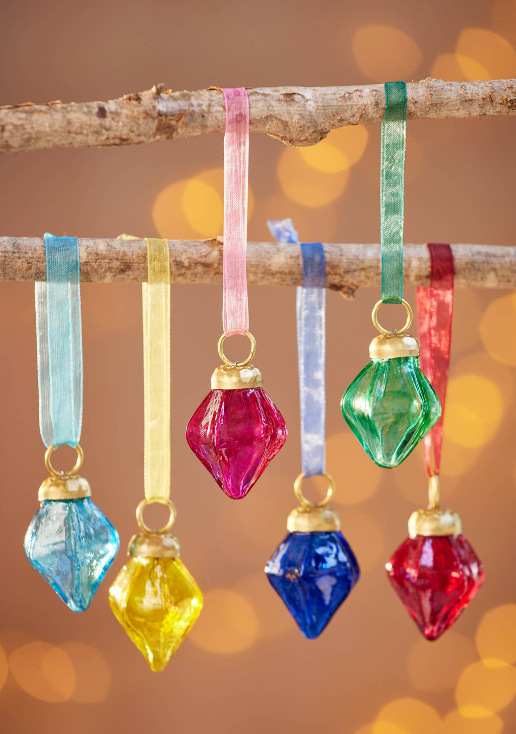 Namaste Mini Glass Pendant Decoration