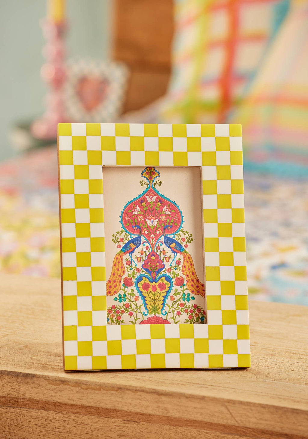 Check Photo Frame, fits photo 6x4"