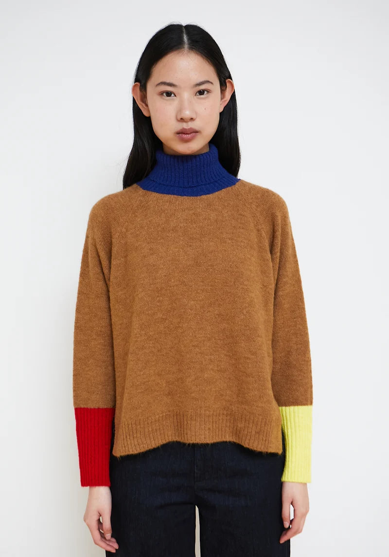 Dr Bloom Camel Giggle Sweater