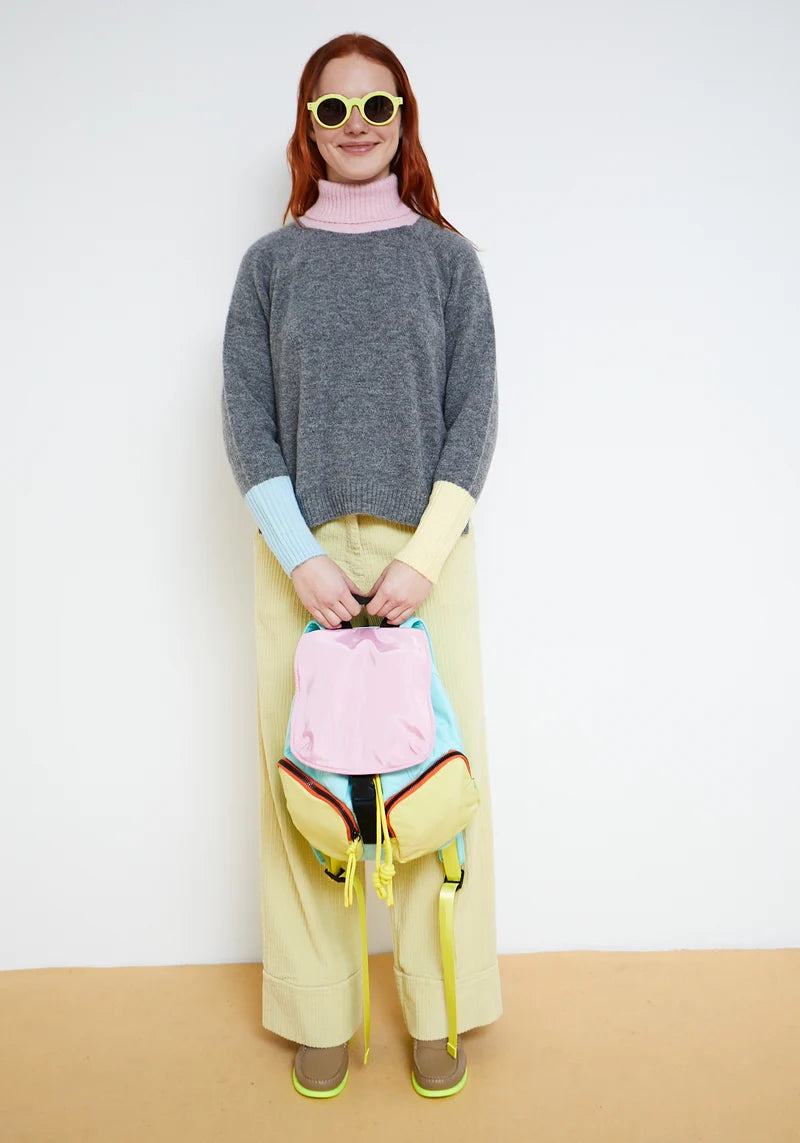 Dr Bloom Grey Giggle Sweater