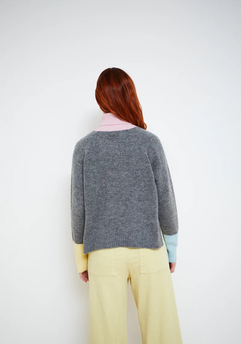 Dr Bloom Grey Giggle Sweater