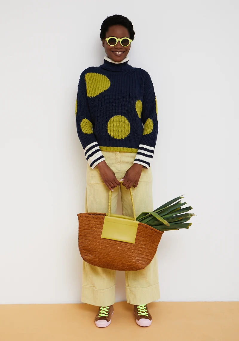 Dr Bloom Navy Blue Bombom Sweater