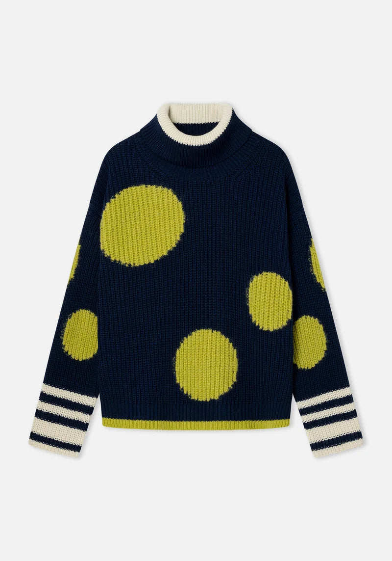 Dr Bloom Navy Blue Bombom Sweater