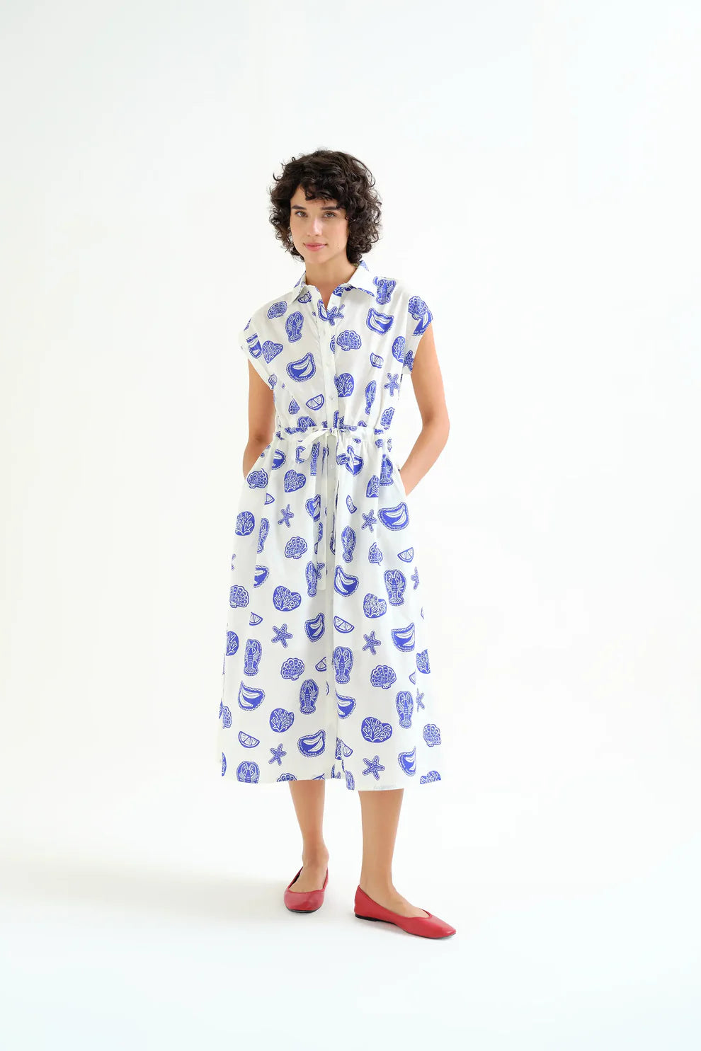 Lobster Midi Dress
