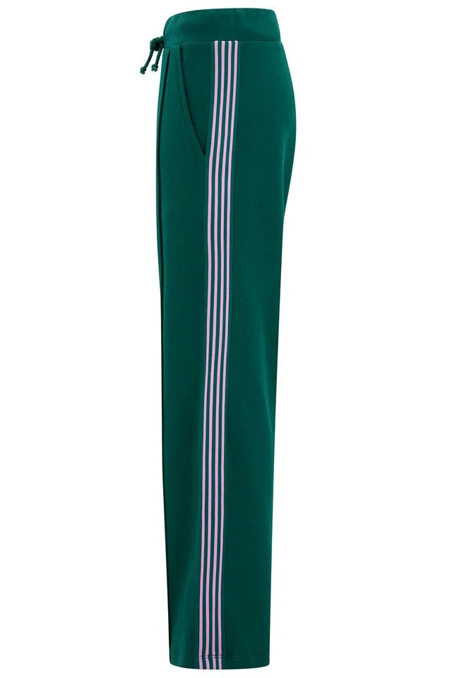 Sugarhill Brighton Green, Pink Retro Stripe Enya Joggers