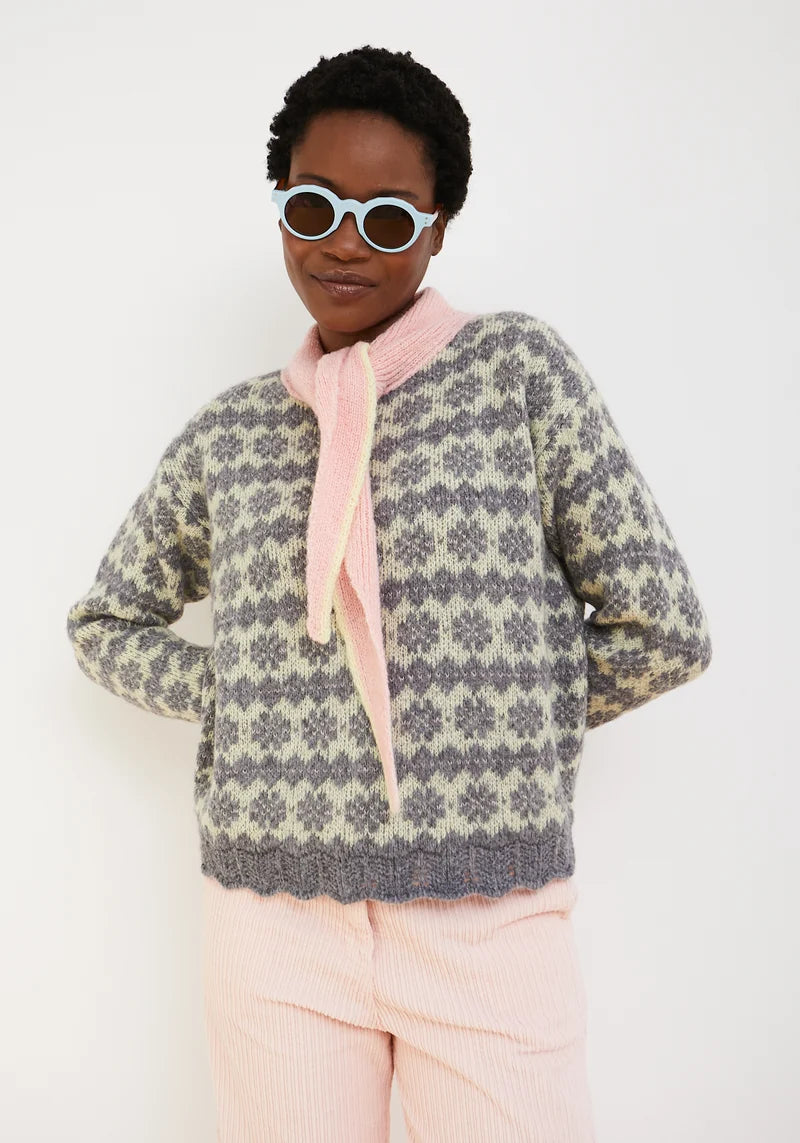 Dr Bloom Pink Cowboy Sweater