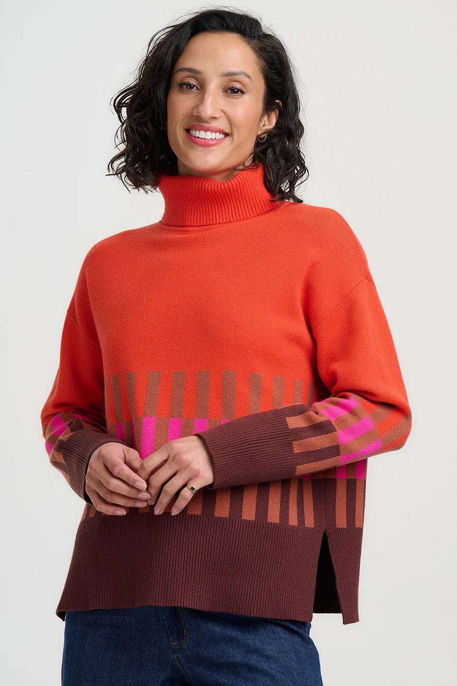 Sugarhill Brighton Serita Roll Neck Jumper