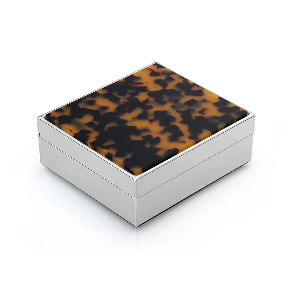 Tortoise Shell & Silver box
