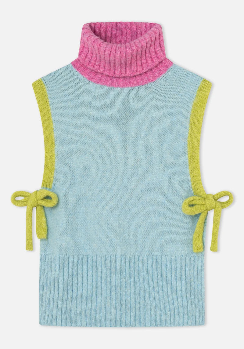 Dr Bloom Sky Blue Clue Sweater Vest