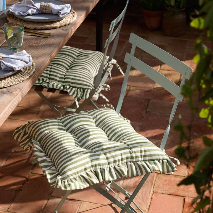 Yard Millie Ruffle Outdoor Cushion Set of 2