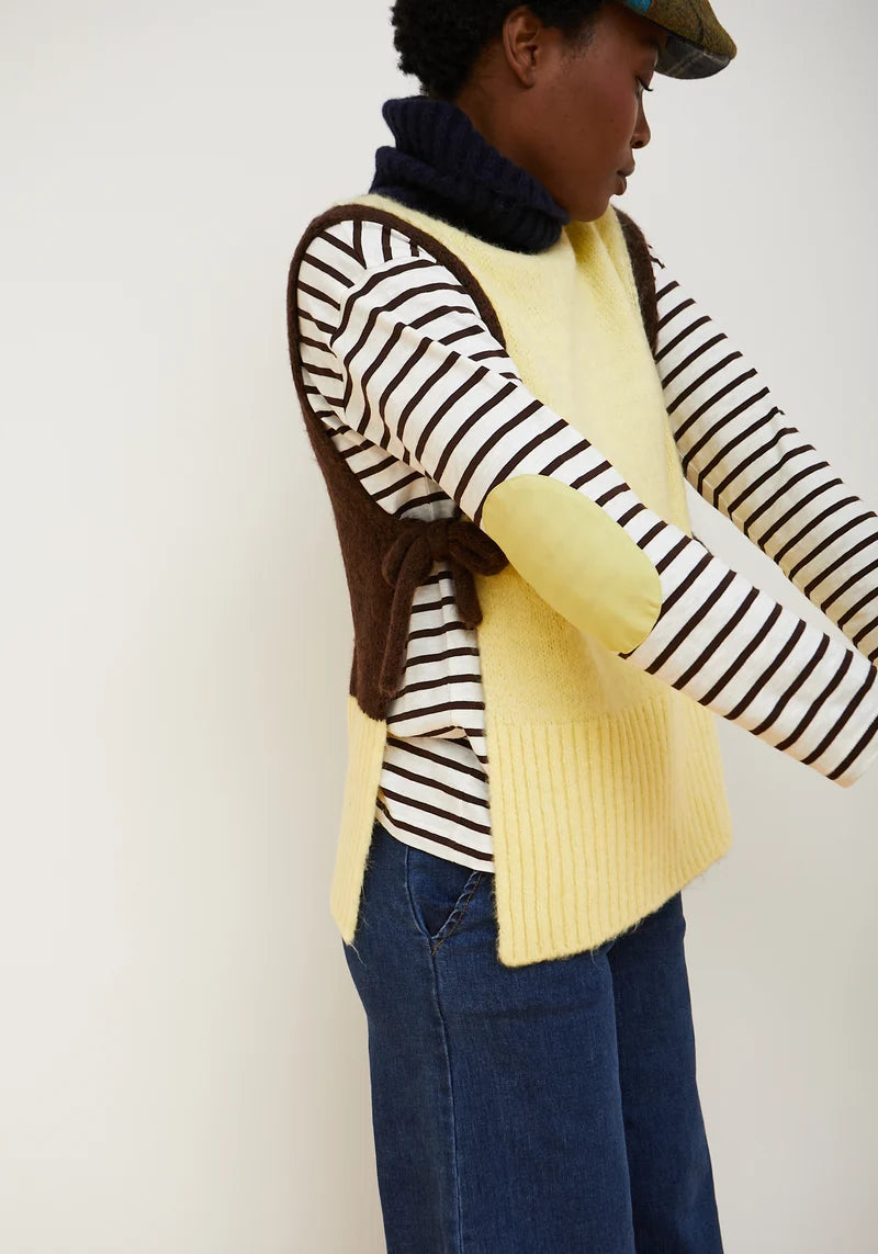 Dr Bloom Yellow Clue Sweater Vest